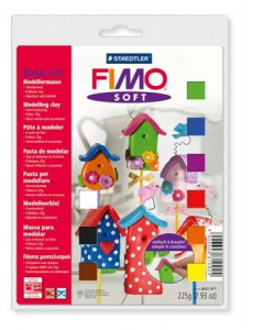 FIMO "Soft Basic" gyurma készlet 9x25 g égethető vegyes színek (8023 10)